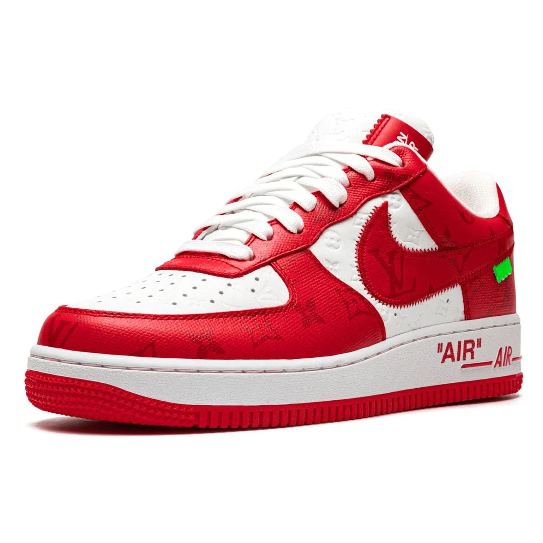 Louis Vuitton Nike Air Force 1 Low By Virgil Abloh White Comet Red Nike Air Force 1 low-top sneakers