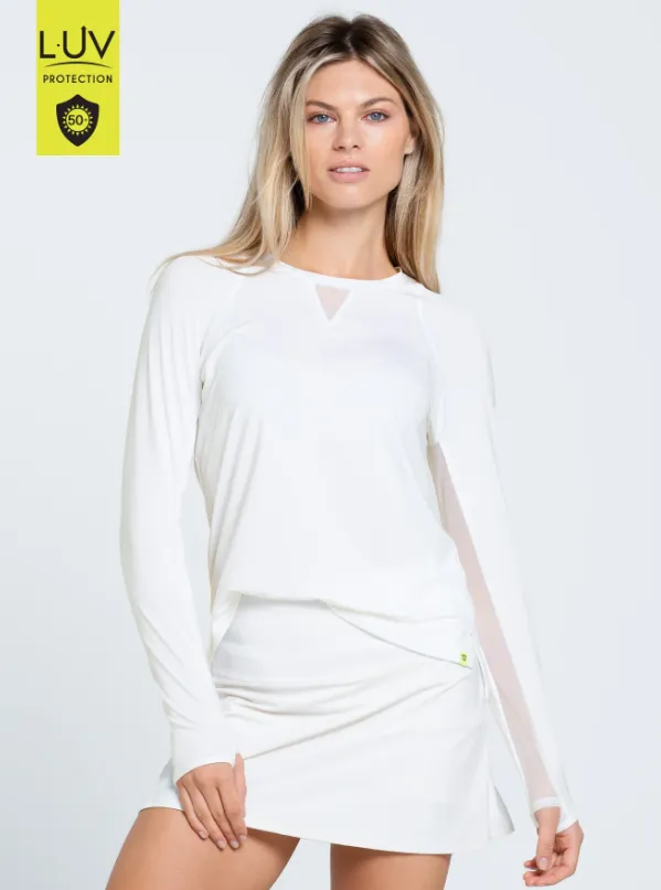 Lucky In Love High Low Breezy Longsleeve - BONE Clothing Lucky In Love Women