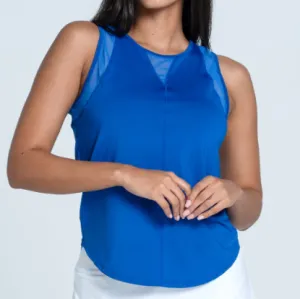 Lucky In Love Women's Chill Out Tank - Electric Blue Clothing Lucky In Love Women