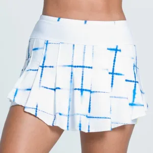 Lucky in Love Women’s Shibori Plaid Skirt - CB785-49B120 Clothing Lucky In Love Women