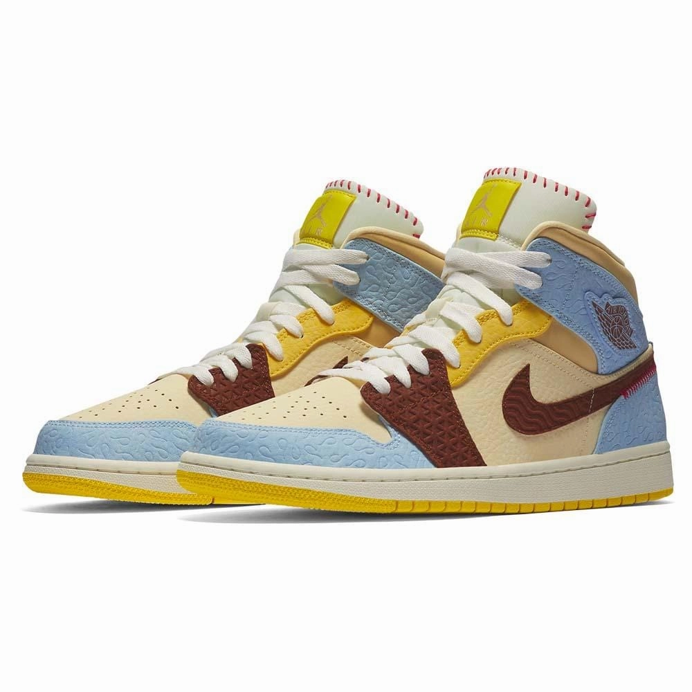 Maison Chateau Rouge x Air Jordan 1 Mid SE 'Fearless' Air Jordan 1 Mid streetwear shoes
