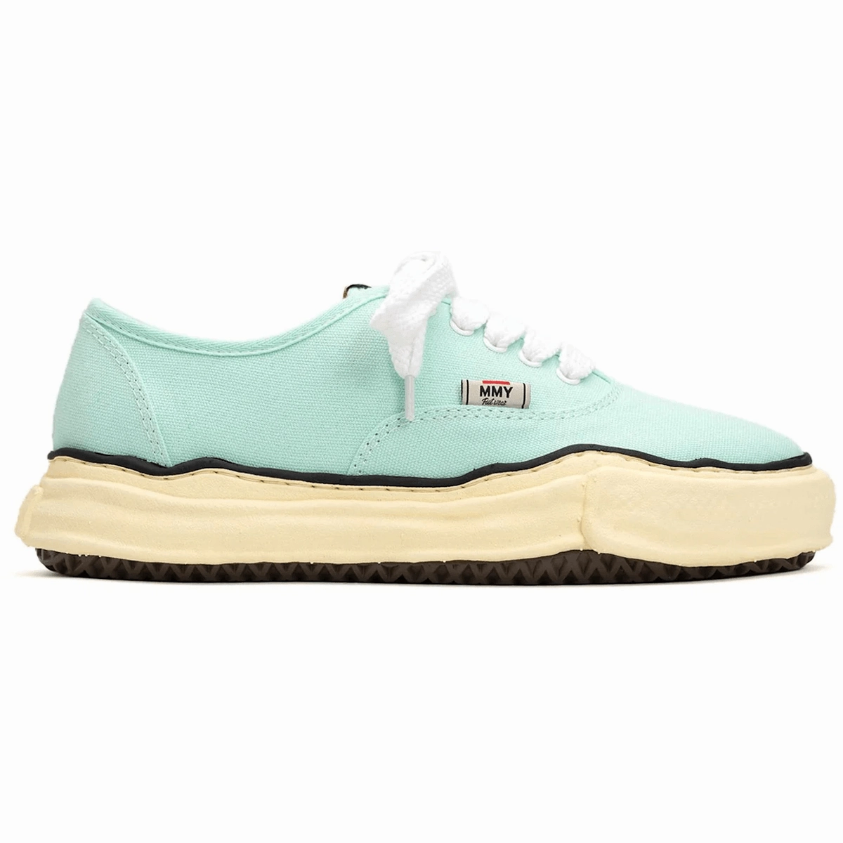 Maison Mihara Yasuhiro Baker Vintage OG Sole Canvas Low Light Blue Outdoor hiking shoes