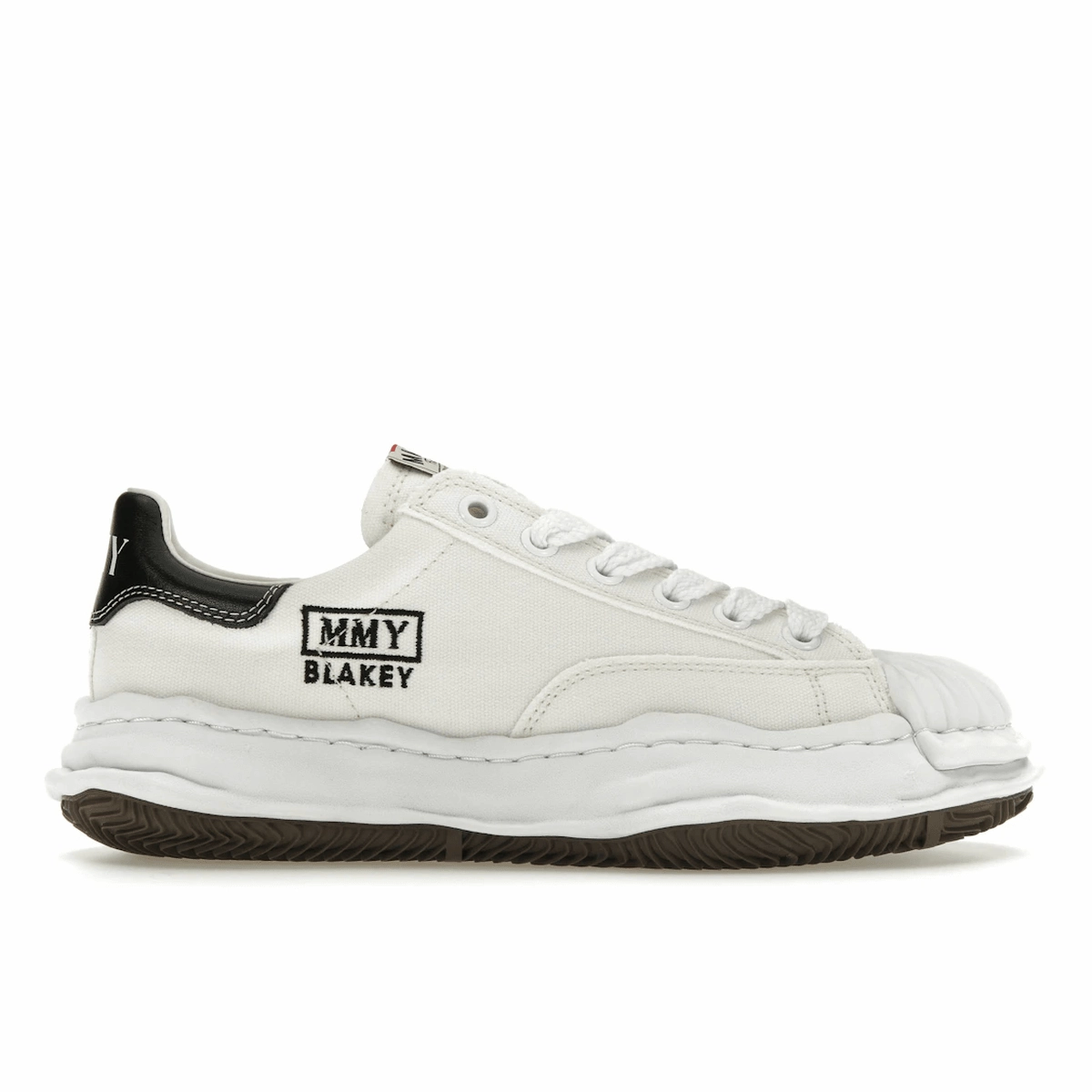 Maison Mihara Yasuhiro Blakey OG Sole Canvas Low White Outdoor hiking shoes