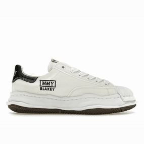 Maison Mihara Yasuhiro Blakey OG Sole Canvas Low White Outdoor hiking shoes