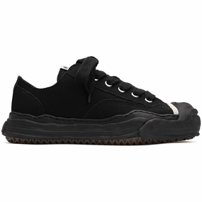 Maison Mihara Yasuhiro Hank OG Sole Canvas Low Black Black Outdoor hiking shoes