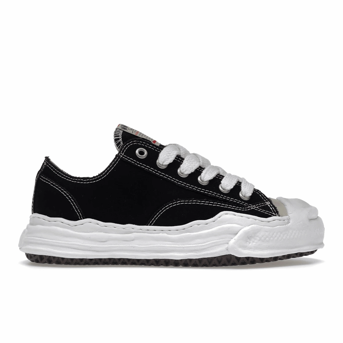 Maison Mihara Yasuhiro Hank OG Sole Canvas Low Black Outdoor hiking shoes
