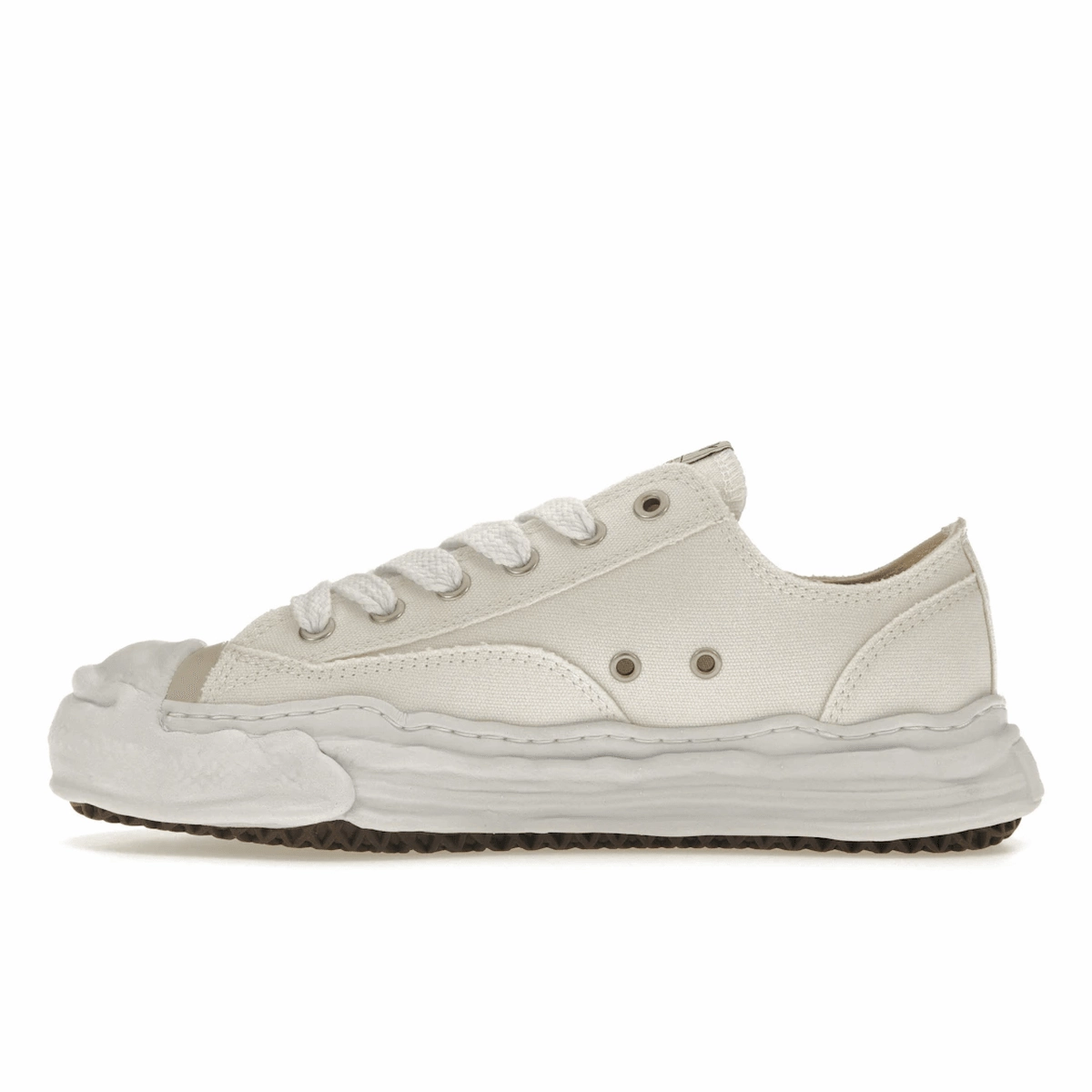 Maison Mihara Yasuhiro Hank OG Sole Canvas Low White Reliable trail shoes