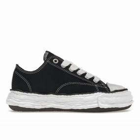 Maison Mihara Yasuhiro Peterson 23 OG Sole Canvas Low Black Outdoor hiking shoes