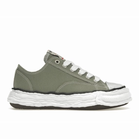 Maison Mihara Yasuhiro Peterson 23 OG Sole Canvas Low Green Outdoor hiking shoes