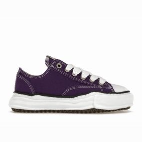 Maison Mihara Yasuhiro Peterson AND Sole Canvas Low Purple Outdoor hiking shoes