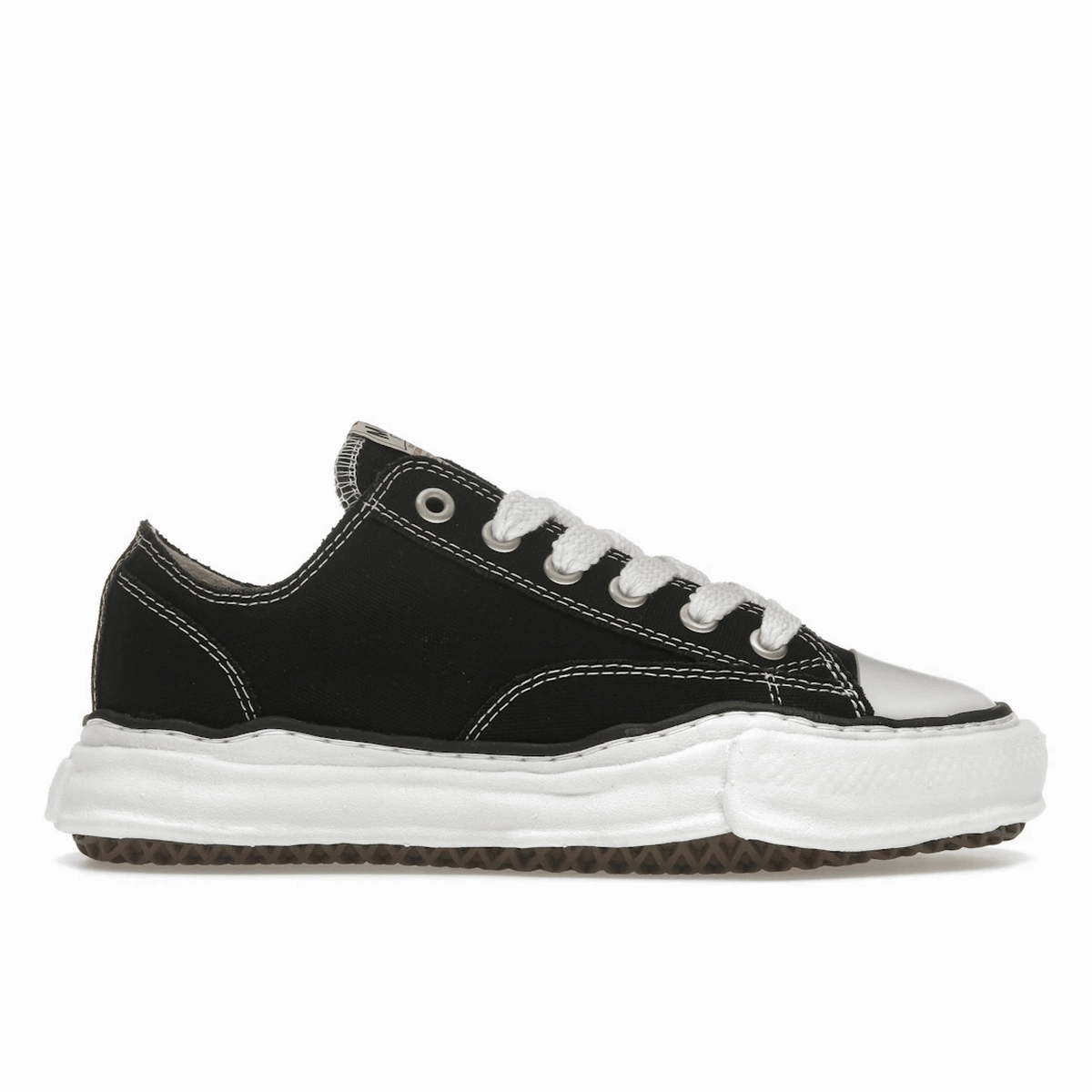 Maison Mihara Yasuhiro Peterson OG Sole Canvas Low Black Outdoor hiking shoes