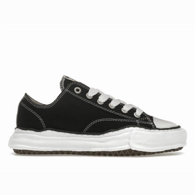 Maison Mihara Yasuhiro Peterson OG Sole Canvas Low Black Outdoor hiking shoes