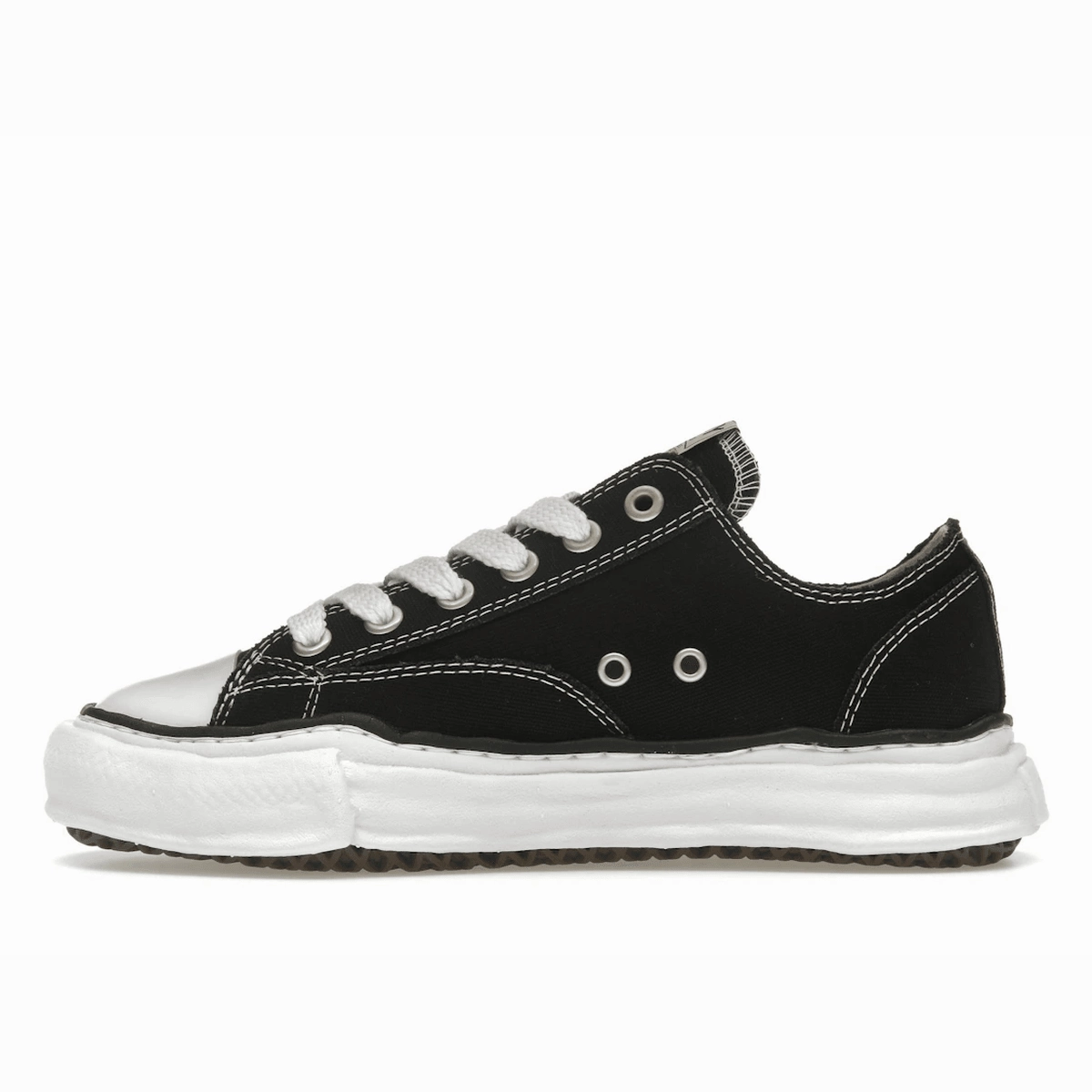 Maison Mihara Yasuhiro Peterson OG Sole Canvas Low Black Reliable trail shoes