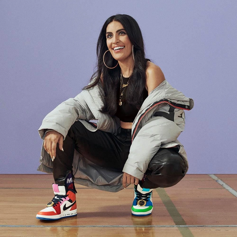 Melody Ehsani x Wmns Air Jordan 1 Mid 'Fearless' Air Jordan 1 Mid streetwear shoes