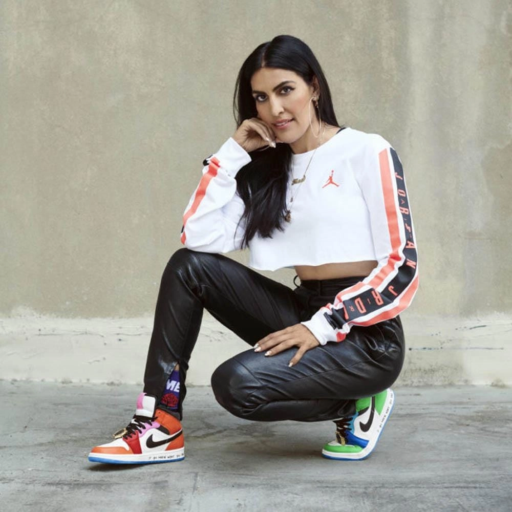 Melody Ehsani x Wmns Air Jordan 1 Mid 'Fearless' Air Jordan 1 Mid streetwear shoes