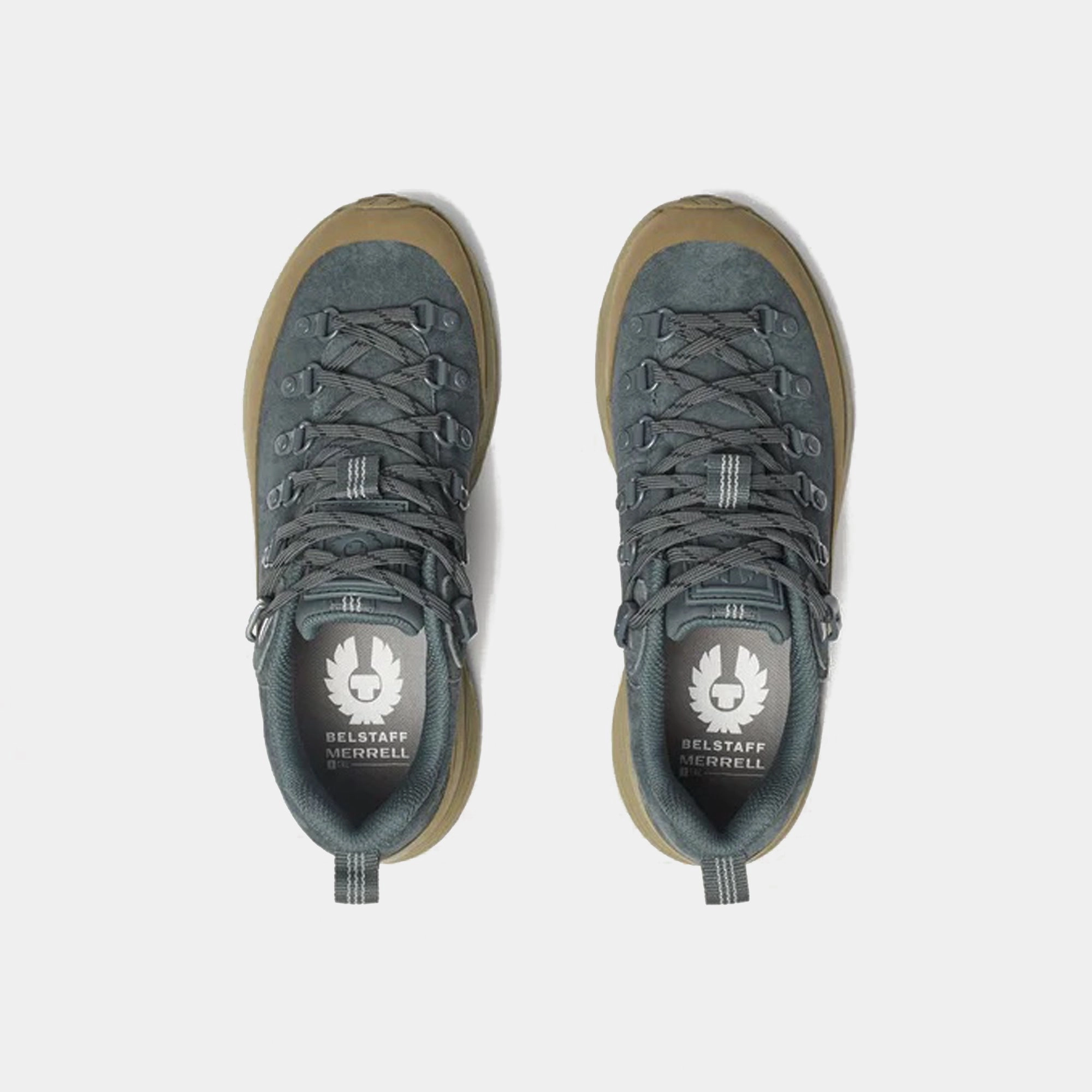 Merell x Belstaff 1TRL Ontario Speed - Mineral / Aloe Cushioned hiking sneakers