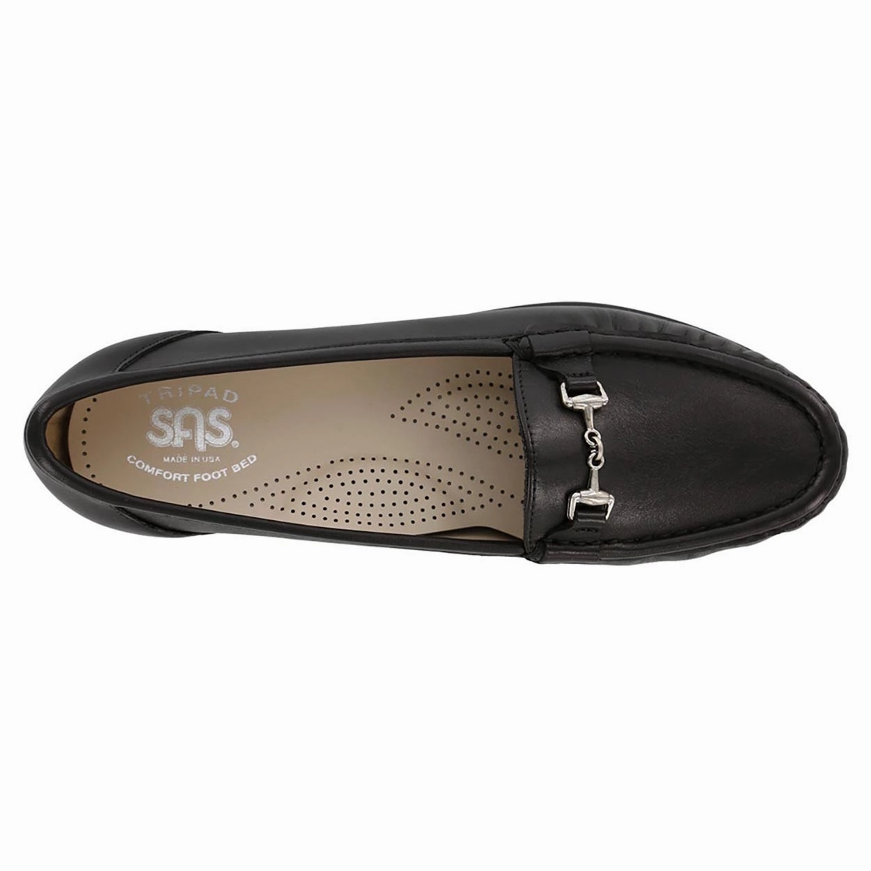 Metro - Black Smooth SAS orthopedic comfort shoes
