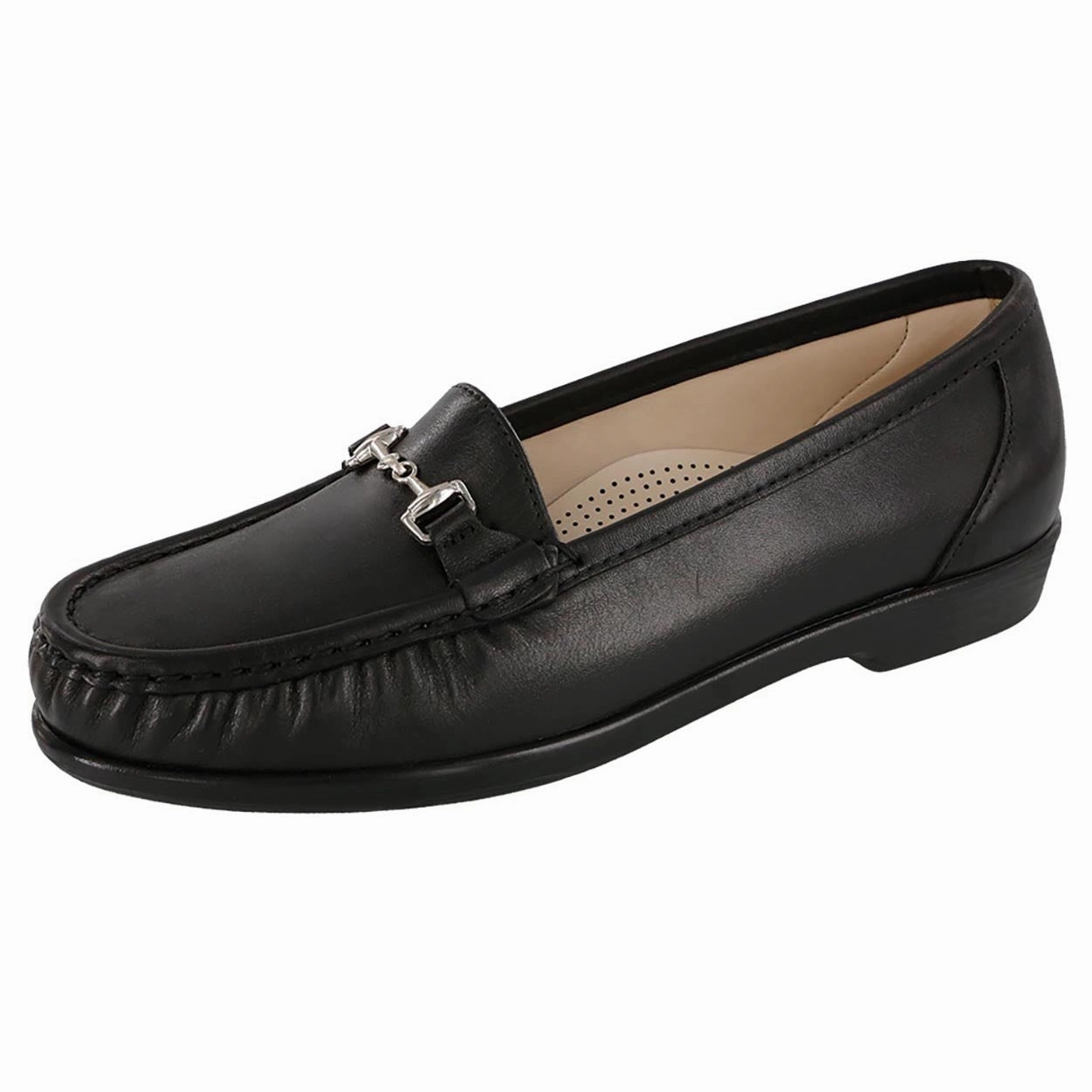 Metro - Black Smooth SAS orthopedic comfort shoes