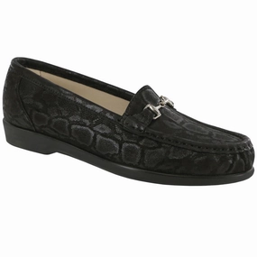 Metro - Nero Snake SAS comfort walking shoes with supportive build