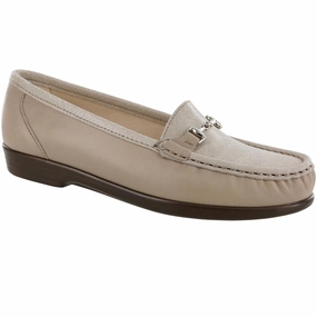 Metro - Taupe/Linen SAS comfort walking shoes with supportive build