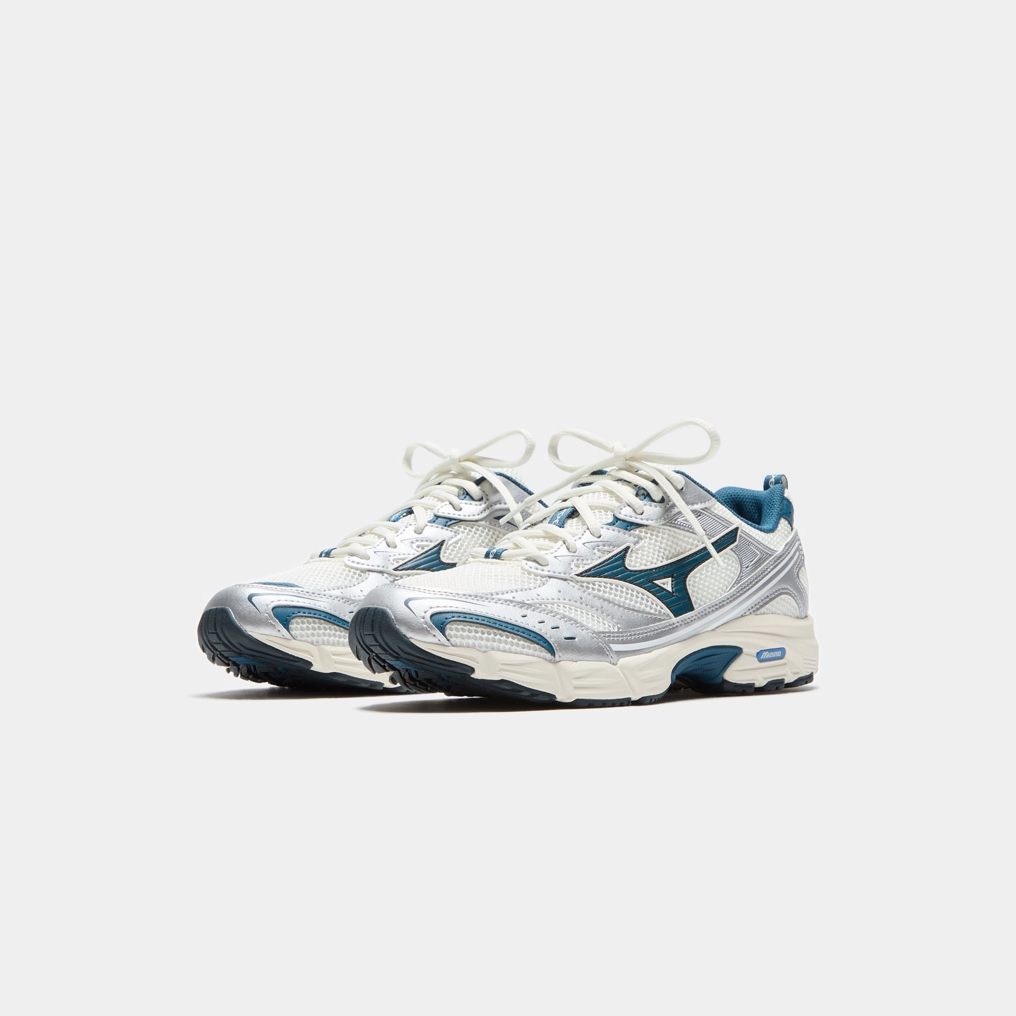Mizuno MXR - Snow White / Majolica Blue / Silver Modern casual runners