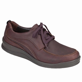 Move On - Brown SAS comfort walking shoes with supportive build