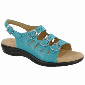 Mystic - Web Turquoise SAS comfort walking shoes with supportive build