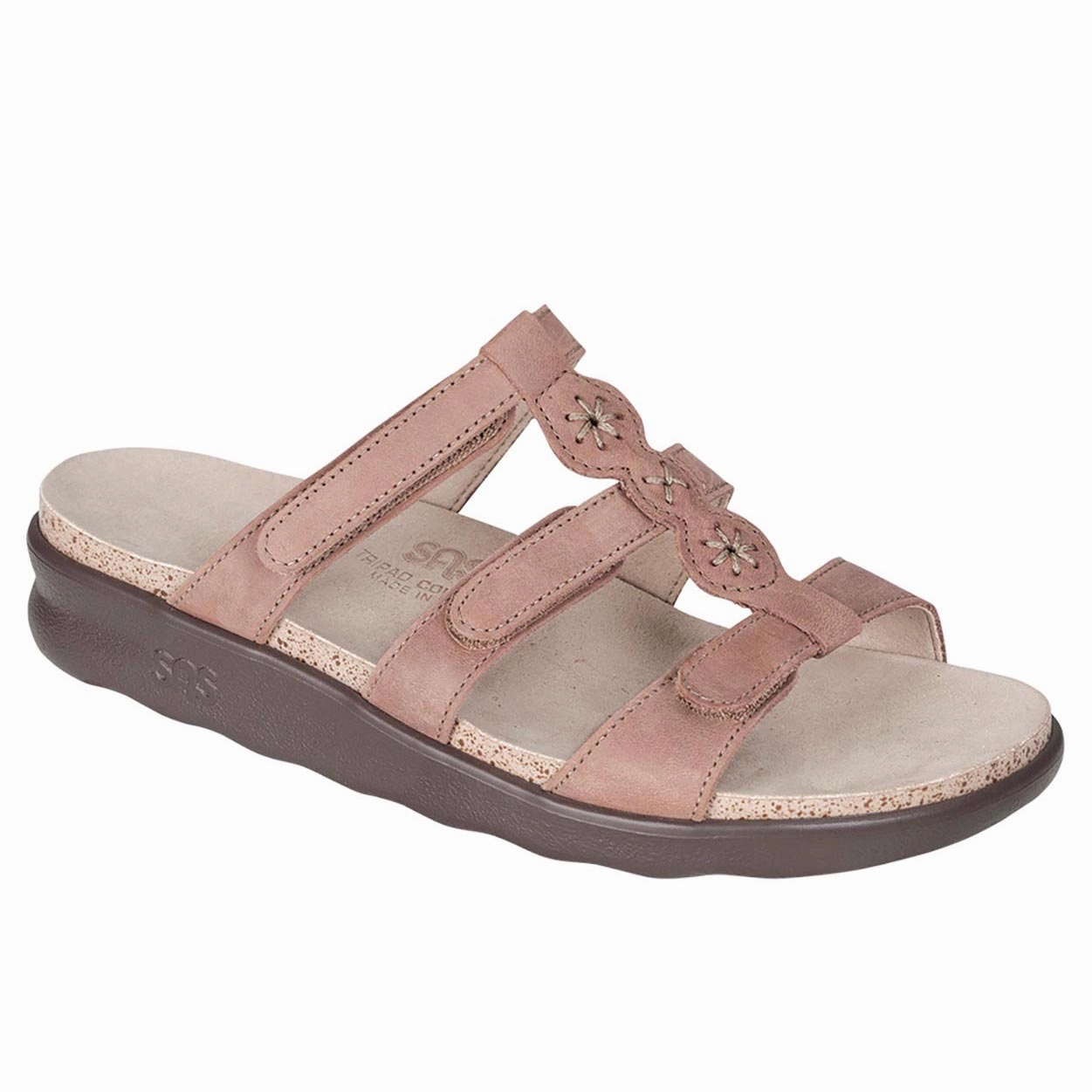Naples - Praline SAS comfort walking shoes with supportive build