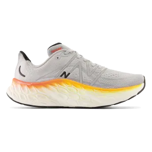 New Balance Fresh Foam X More V4 - Aluminum Grey - Neon Dragonfly - Hot Marigold