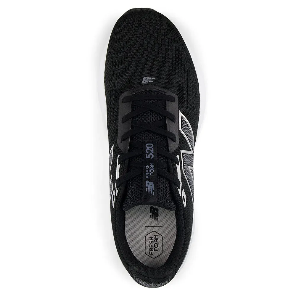 NEW BALANCE MEN'S 520 V 9 BLACK/WHITE RUNNING SHOES Shoes_Mens-New-Balance