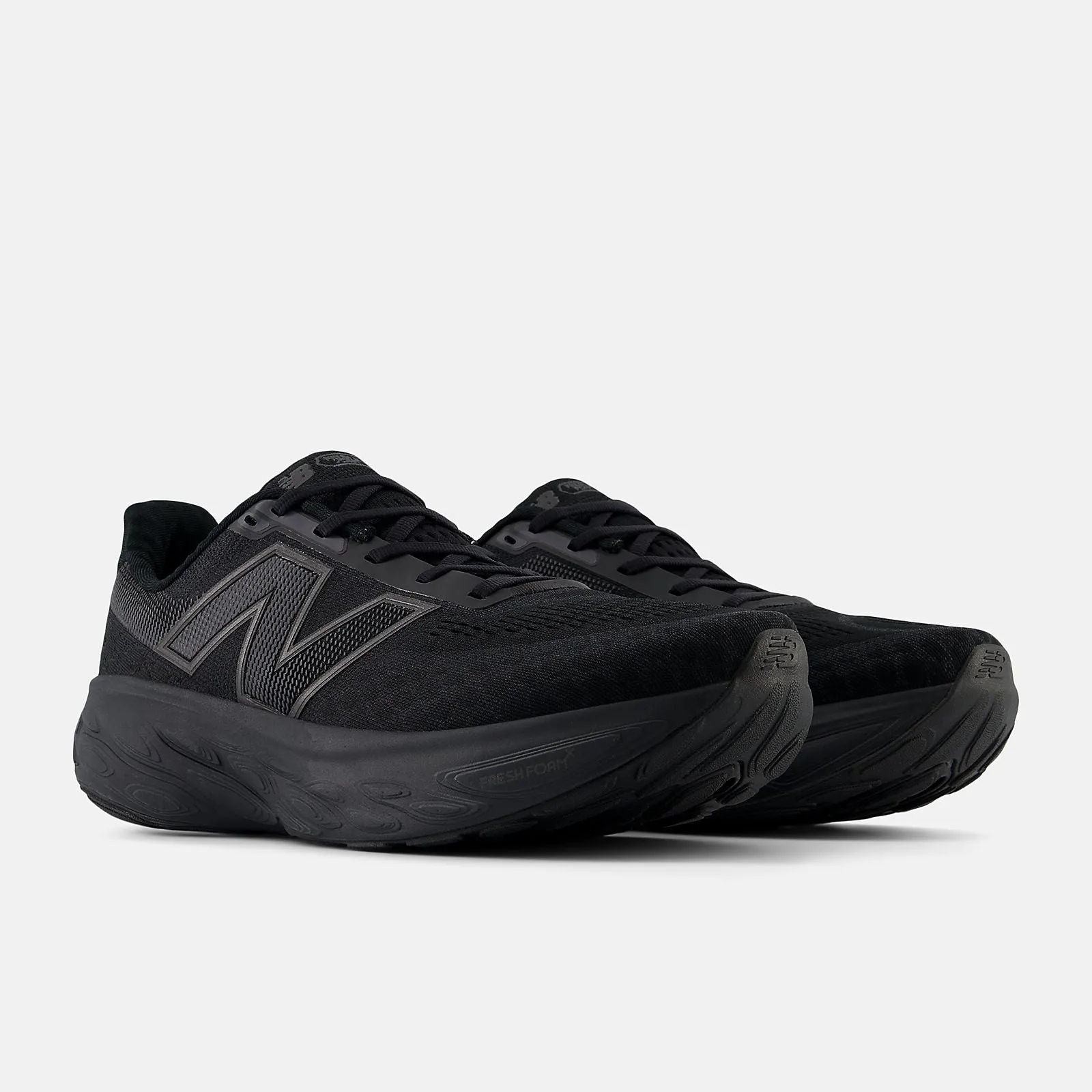 NEW BALANCE MEN'S FRESH FOAM X 1080 V14 TRIPLE BLACK RUNNING SHOES