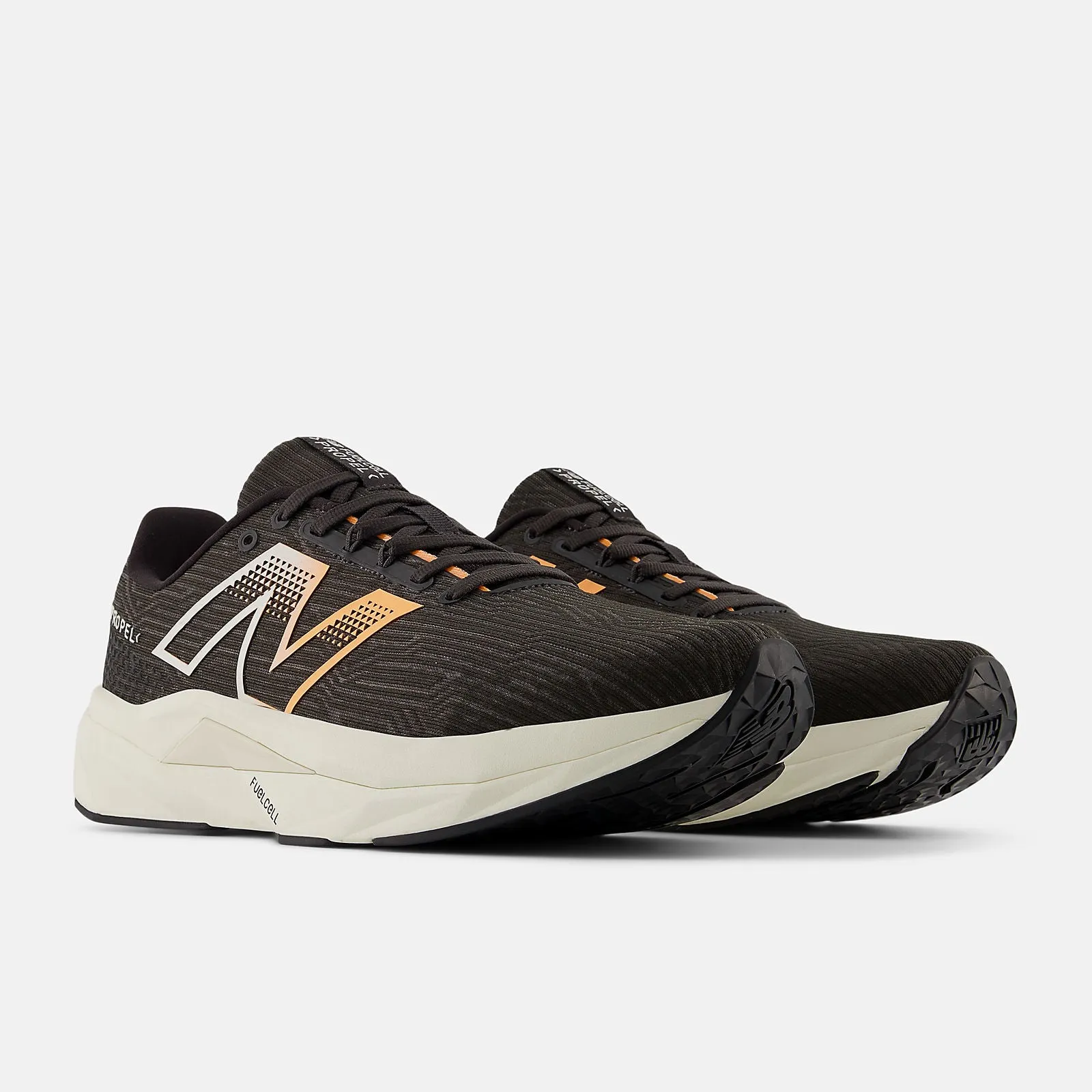 NEW BALANCE MEN'S FUELCELL PROPEL V5 BLACK/WHITE RUNNING SHOES
