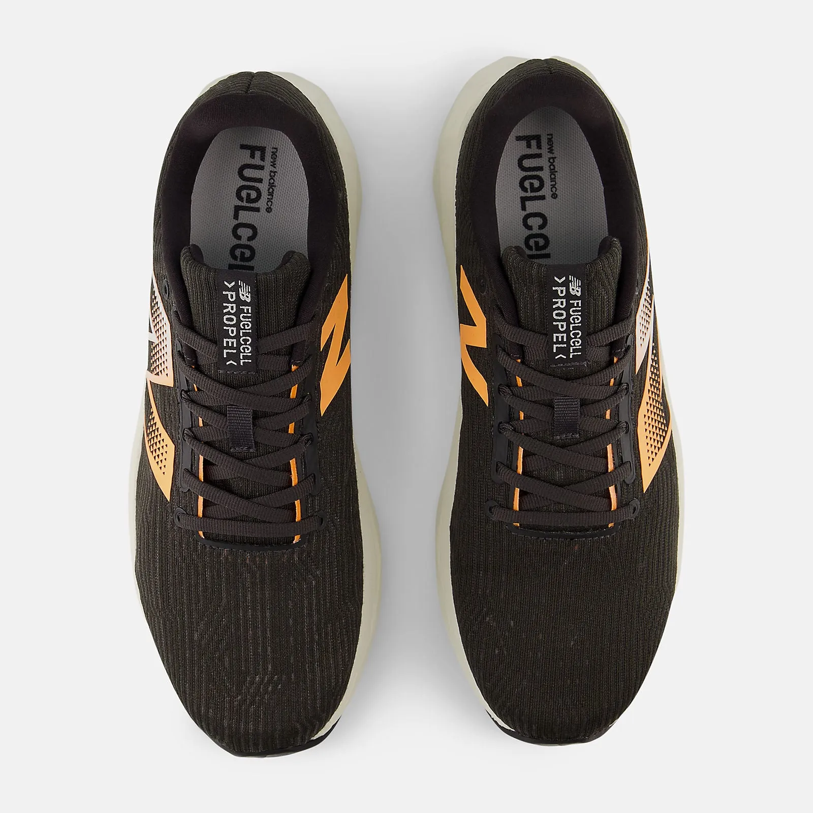 NEW BALANCE MEN'S FUELCELL PROPEL V5 BLACK/WHITE RUNNING SHOES