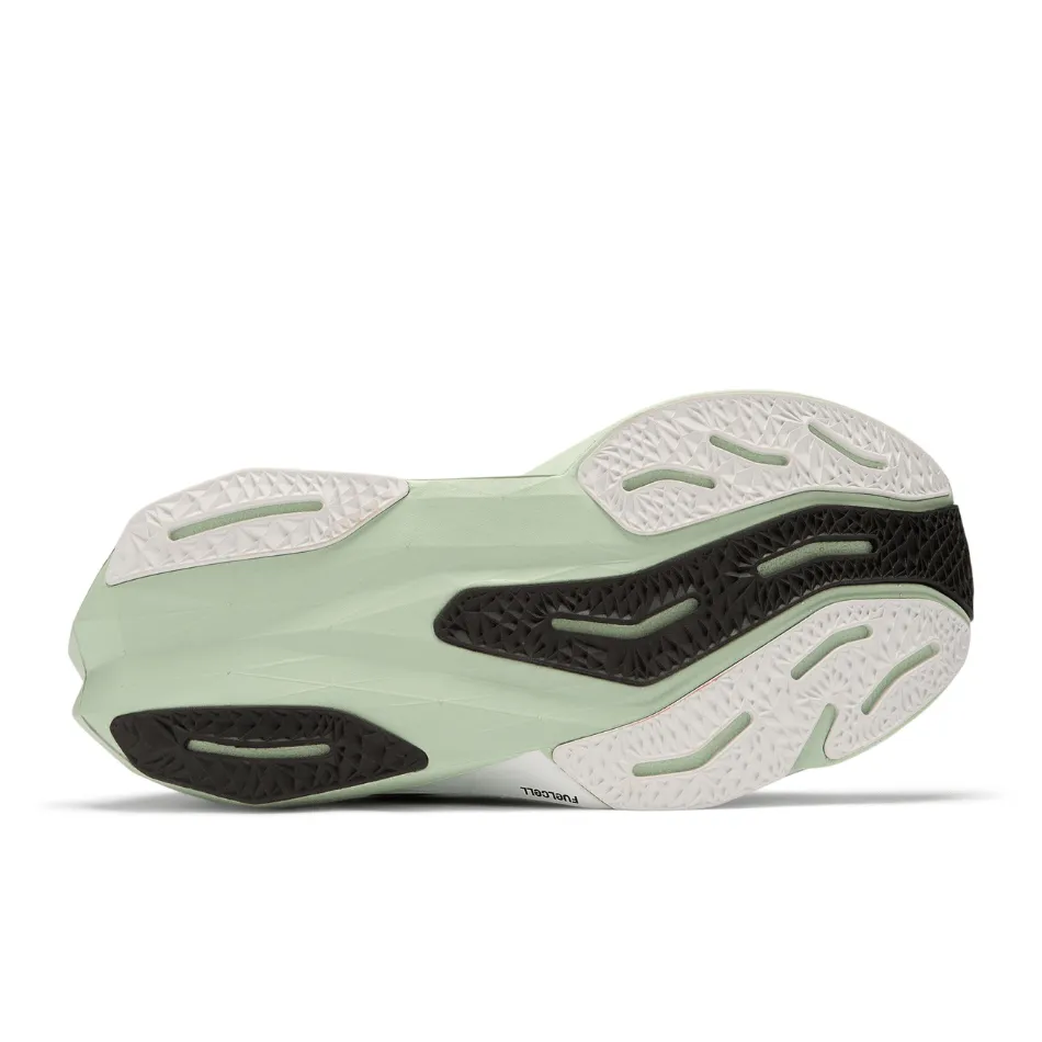 New Balance Men's FuelCell Rebel v4 Running Shoes in Clay Ash/White/Black SS25 Shoes_New-Balance