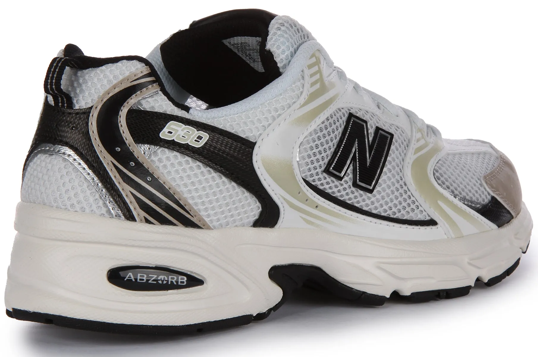 New Balance MR 530 TC In White Gold Shoes New Balance