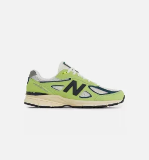 New Balance Shoes Made in USA 990v4 Hi Lite Mens Lifestyle Shoe - Hi Lite/Deep Ocean