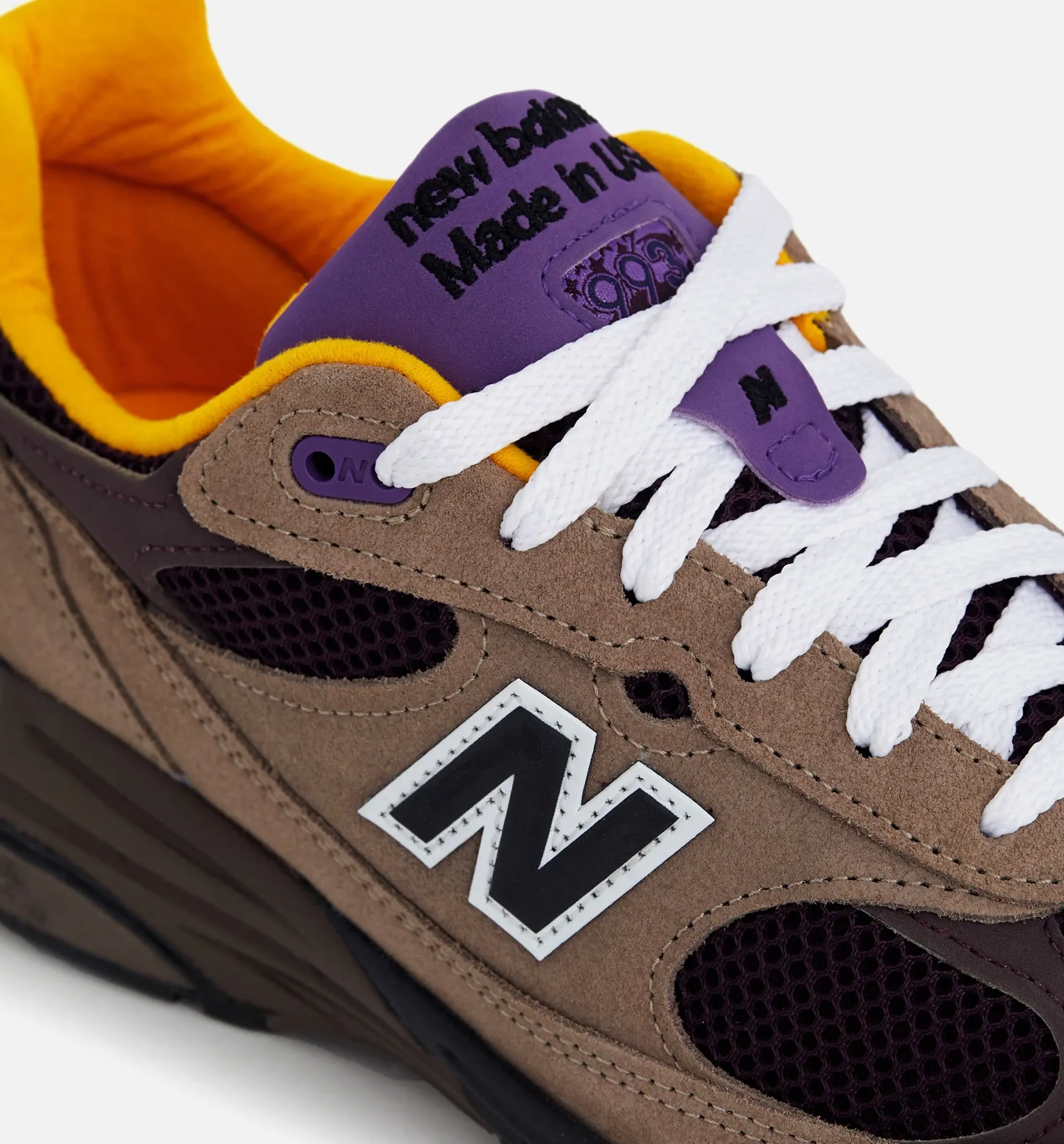 New Balance Shoes Teddy Santis x 993 Made In USA Mushroom Mens Lifestyle Shoe - Mushroom/Midnight Violet