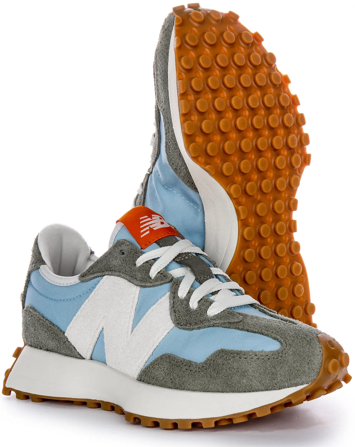 New Balance U327 SC In Blue Green Shoes New Balance