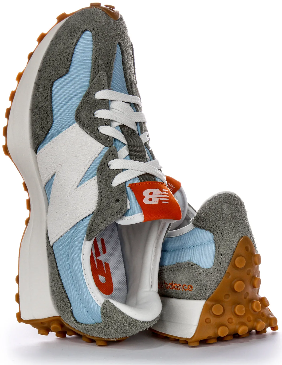 New Balance U327 SC In Blue Green Shoes New Balance