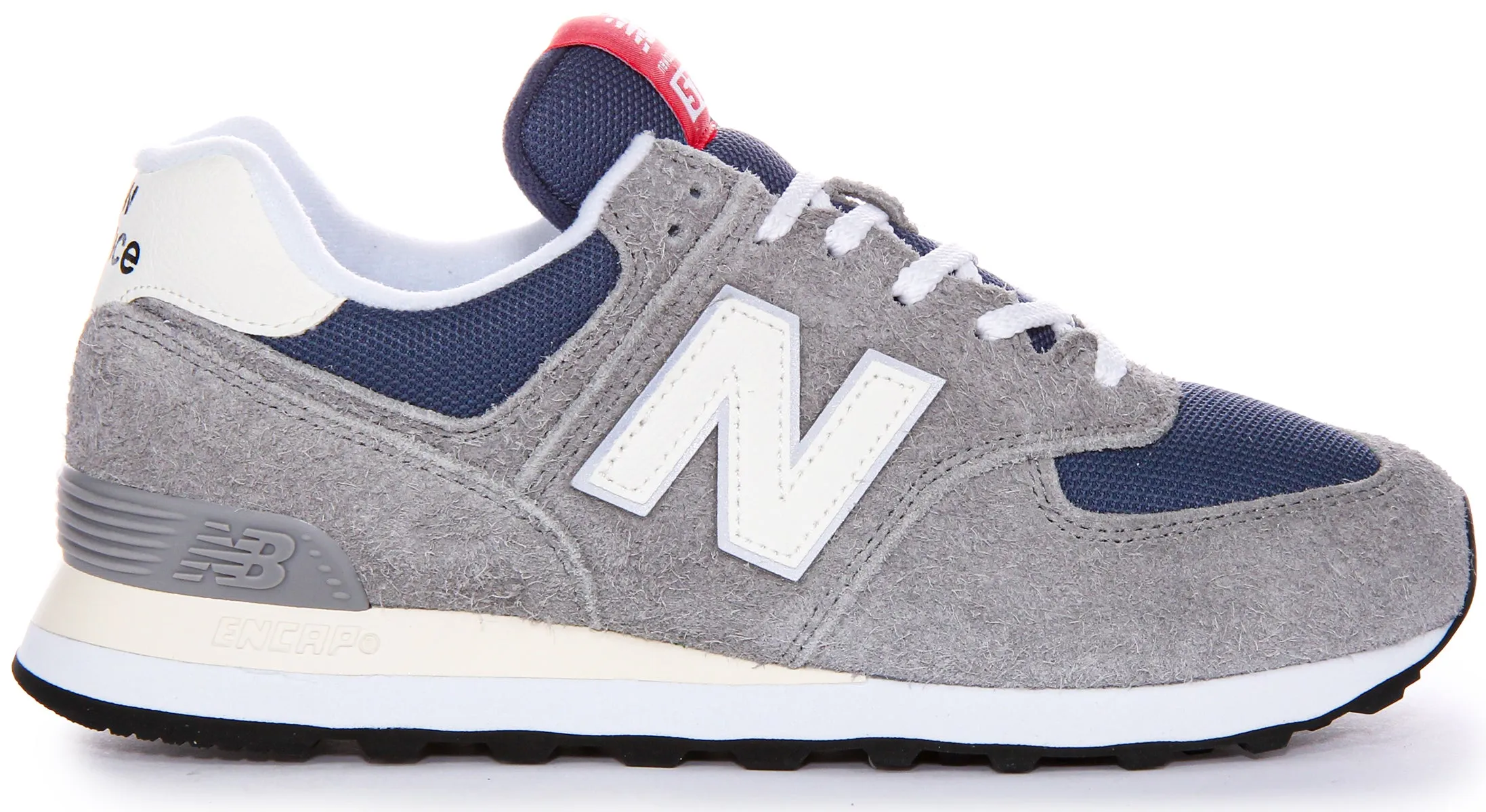 New Balance U574 GWH Trainers In Grey Blue Shoes New Balance