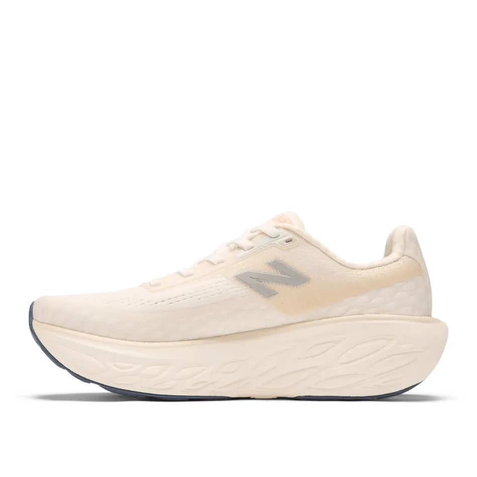 New Balance Women's Fresh Foam X 1080 v14 Running Shoes in Sea Salt/Vintage Indigo/Hot Mango SS25 Shoes_New-Balance