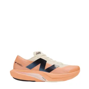New Balance Women's FuelCell Rebel V4 Running Shoes in Hot Mango/Angora/Black SS25 Shoes_New-Balance