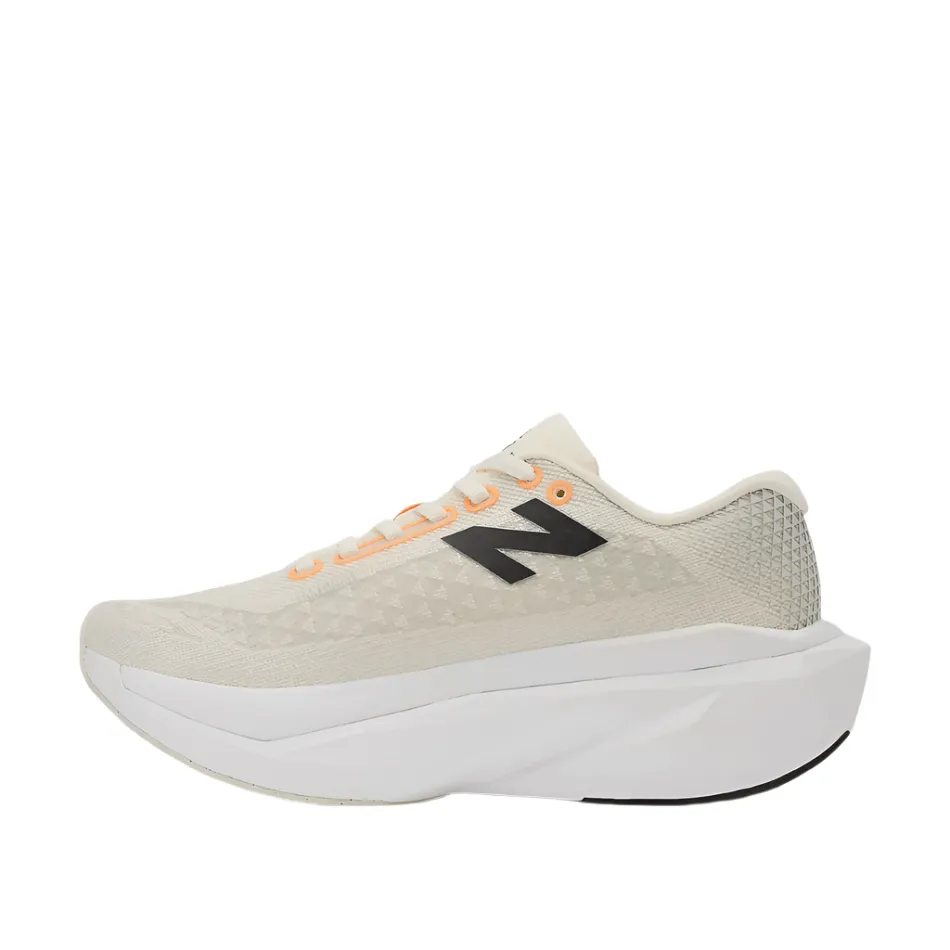 New Balance Women's FuelCell SuperComp Trainer V3 Running Shoes in Angora with Hot Mango and Black SS25 Shoes_New-Balance