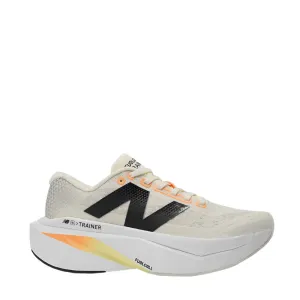 New Balance Women's FuelCell SuperComp Trainer V3 Running Shoes in Angora with Hot Mango and Black SS25 Shoes_New-Balance