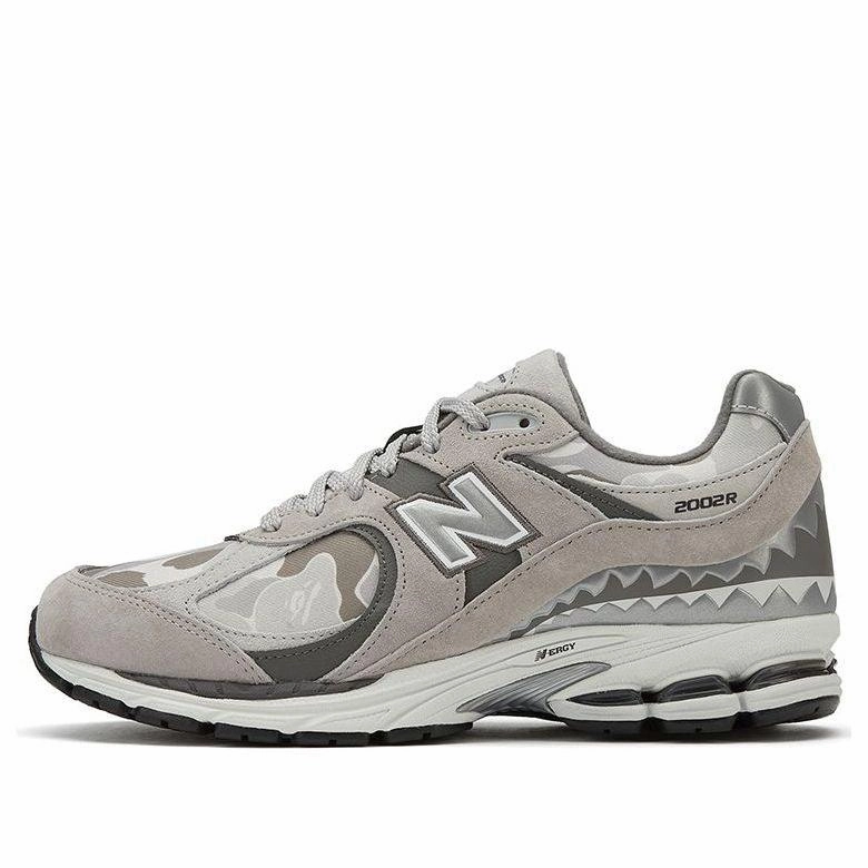 New Balance 2002 X Bape Apes Together Strong - Gray Camo New Balance 2002R daily shoes