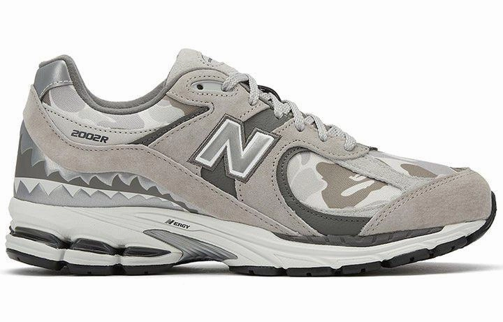 New Balance 2002 X Bape Apes Together Strong - Gray Camo Street style fashion shoes