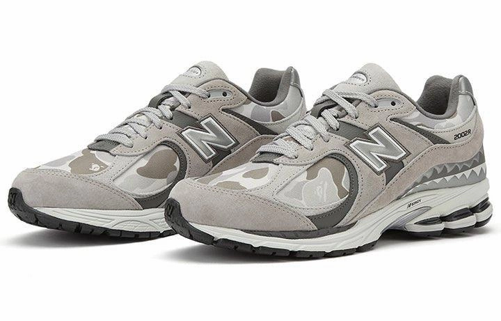New Balance 2002 X Bape Apes Together Strong - Gray Camo Street style fashion shoes