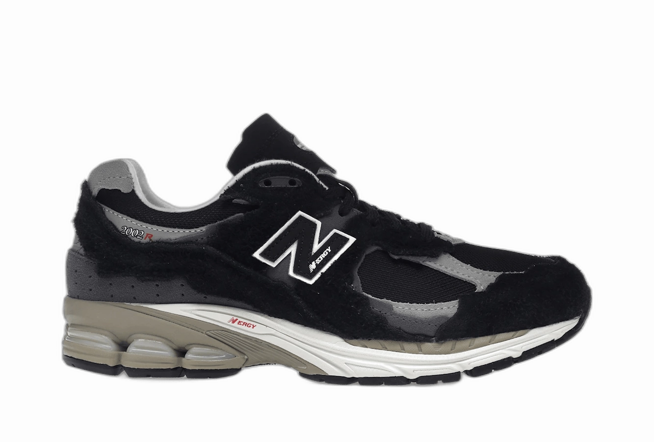New Balance 2002R Protection Pack Black Grey new balance protection pack durable sneakers