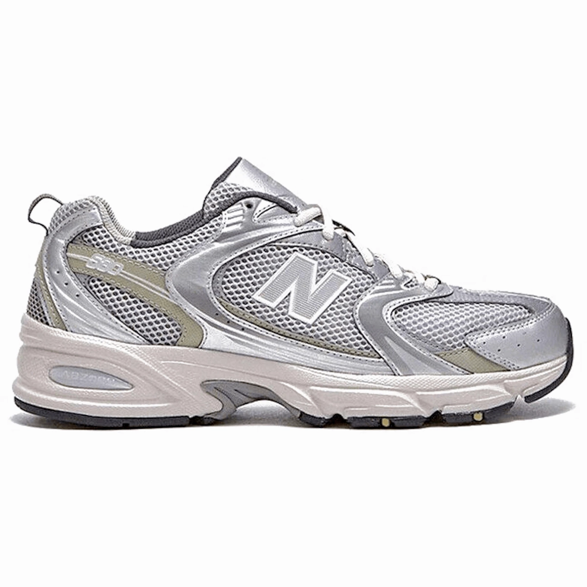 New Balance 530 Silver Khaki new balance 530 classic sneakers casual wear