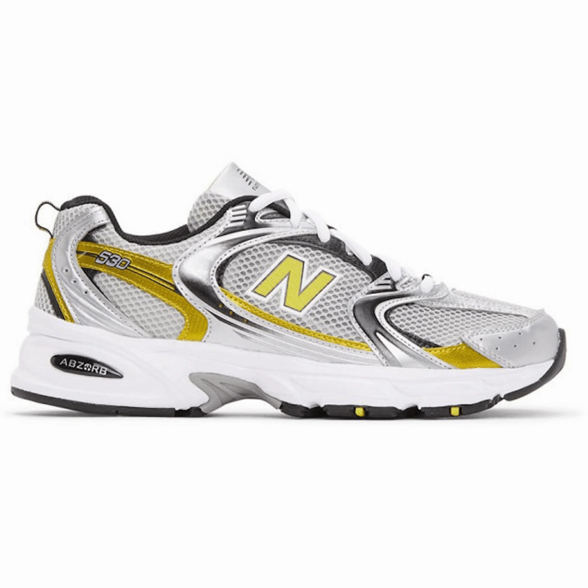 New Balance 530 Silver Yellow new balance 530 classic sneakers casual wear